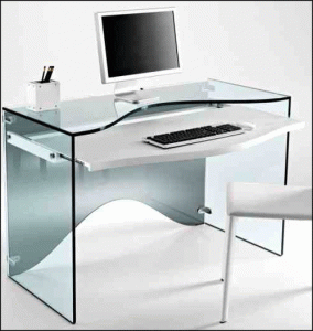 office furniture elegant desk glass curio stylish cabinet