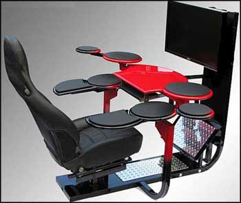 Funky Desk Chairs Gaming Desk Blend Conveniencestylegaming