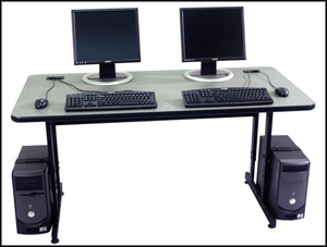 Person Desk on Two Person Computer Desk Benefit And Configuration   Office Furniture