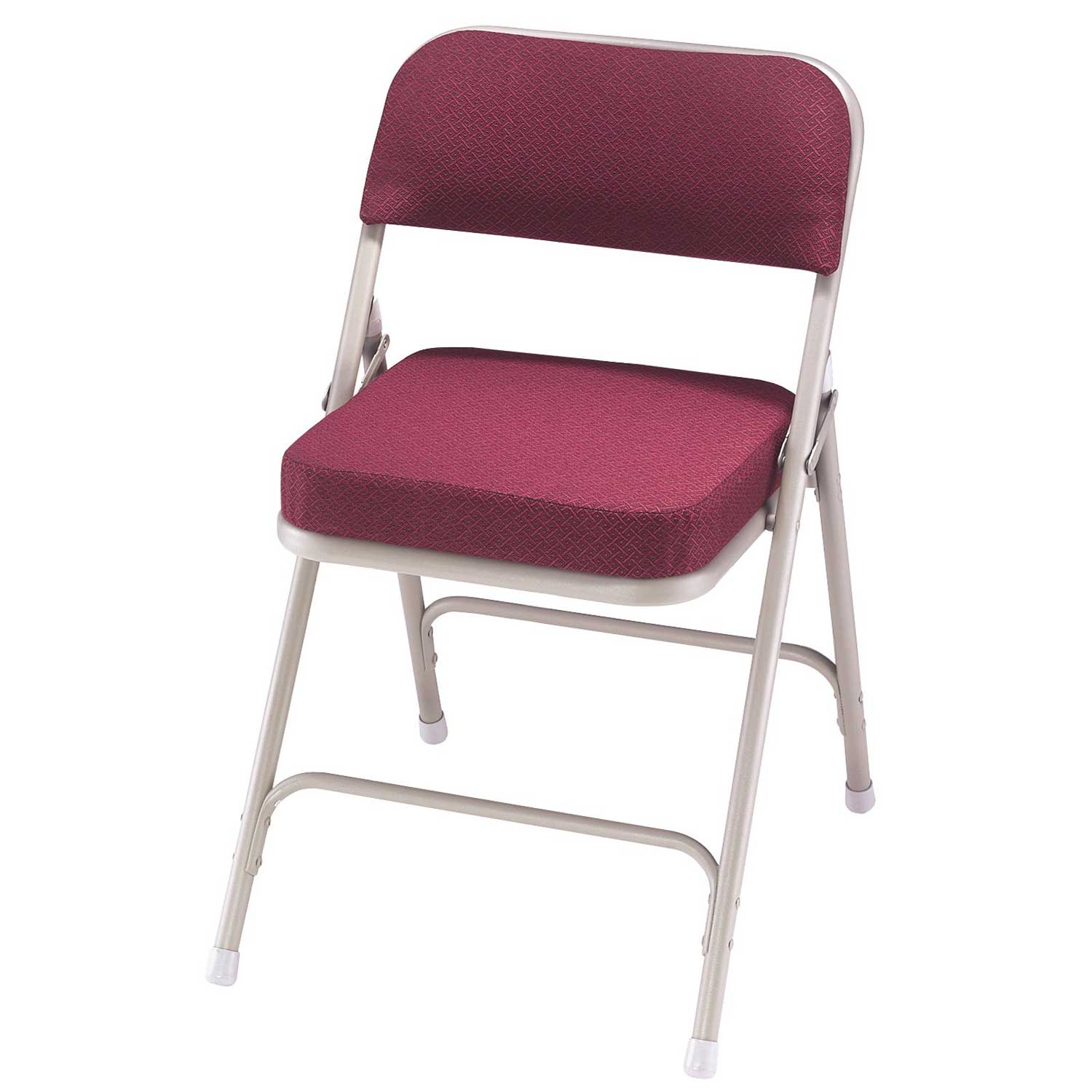 National Sleek Magenta Folding Padded Chairs 