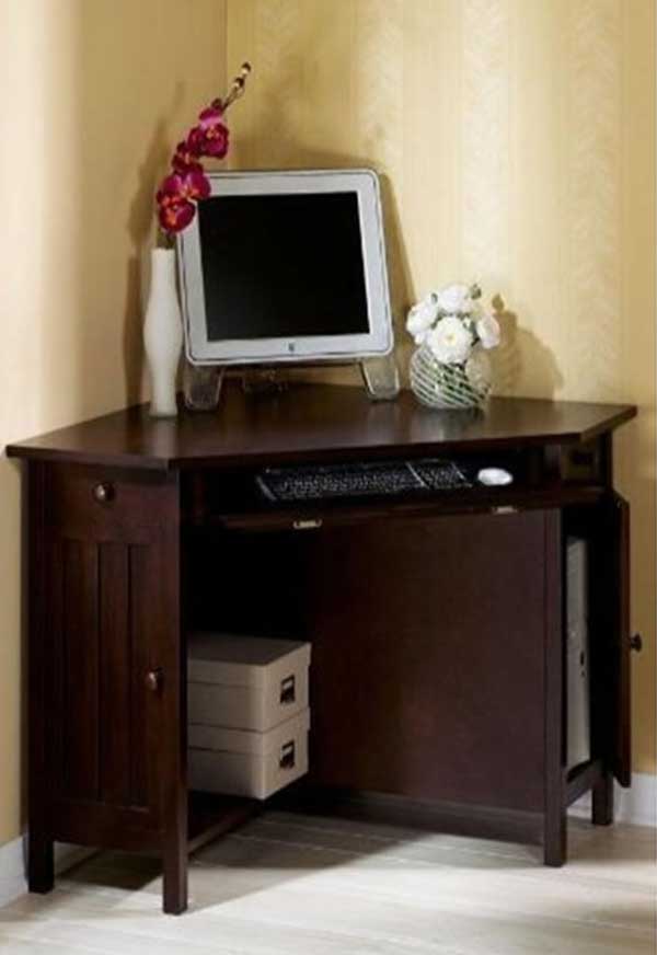 Small Corner Computer Desk Table