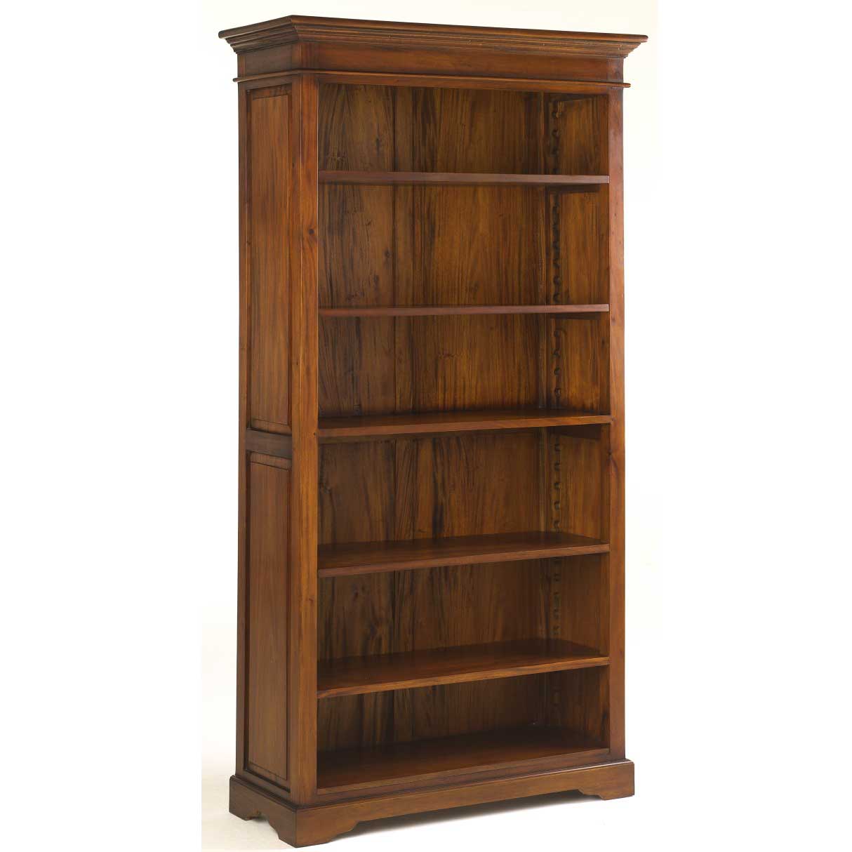 Antique mahogany six shelves bookcases