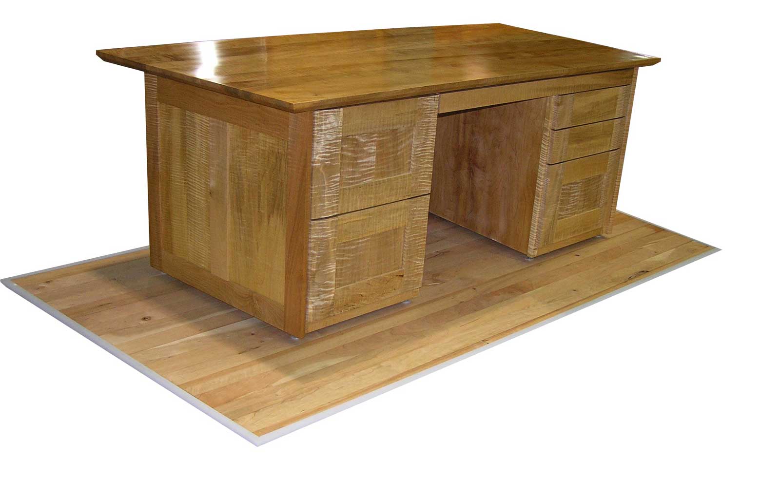 maple wood desk