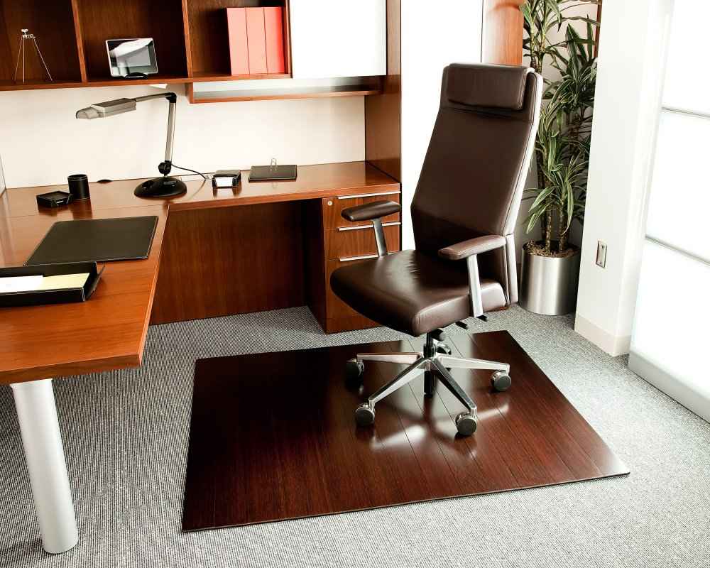 wood laminate desk Wood Floor Mats Office Chairs | 1000 x 800